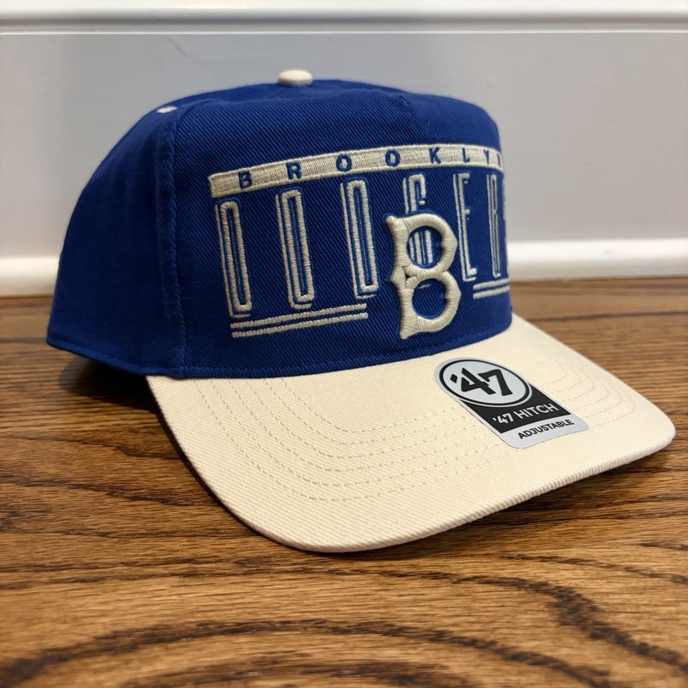 Brooklyn Dodgers '47 Brand Cooperstown Hitch Royal Adjustable Snapback Hat OSFM